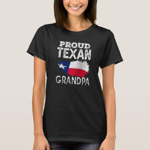T-shirt Fière Papy Texan Pride patriotique Texas Cute Gra