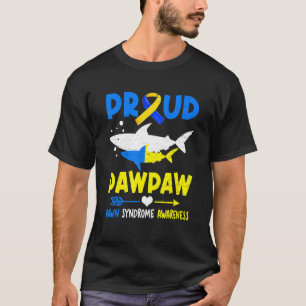 T-shirt Fière Pawpaw Sensibilisation au syndrome du requin