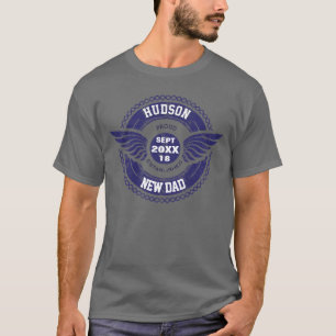 T-shirt Fière personnalisée Nouveau père établi