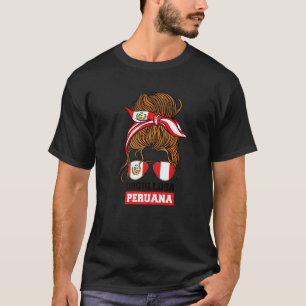 T-shirt Fière Péruvienne Péruvien Pérou