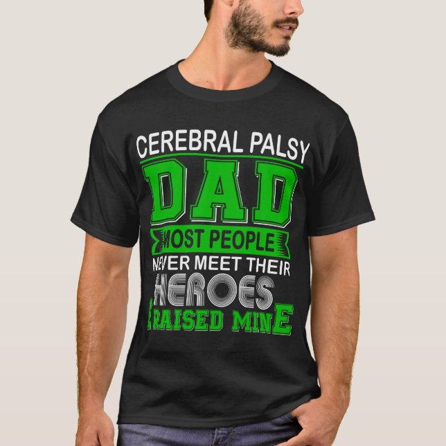 T-shirt Fière Peste Cérébrale Papa J'Ai Élevé La Mienne (Devant)