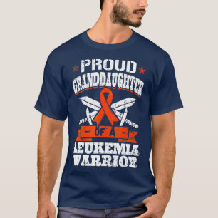 T-shirt Fière Petite-Fille D'Une Leucémie Guerrière Lauréa