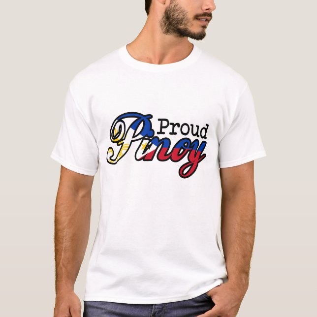 T-shirt Fière Pinoy philippine (Devant)