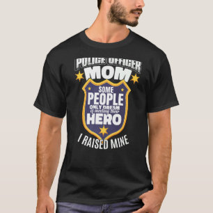 T-shirt Fière Policeman Cop Sous-Sheriff Police Officier