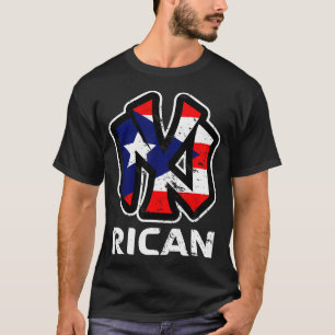 T-shirt Fière Porto Rico Nuyorican