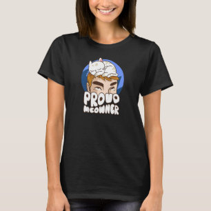 T-shirt Fière propriétaire de chat Féminin Chaton Miaou 1