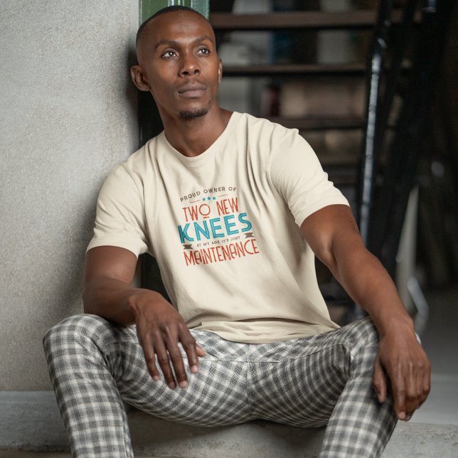 T-shirt Fière propriétaire de deux nouveaux genoux (Créateur téléchargé)