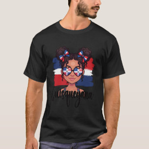 T-shirt Fière Quisqueyana République dominicaine Drapeau D