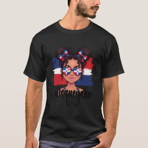 T-shirt Fière Quisqueyana République dominicaine Drapeau D