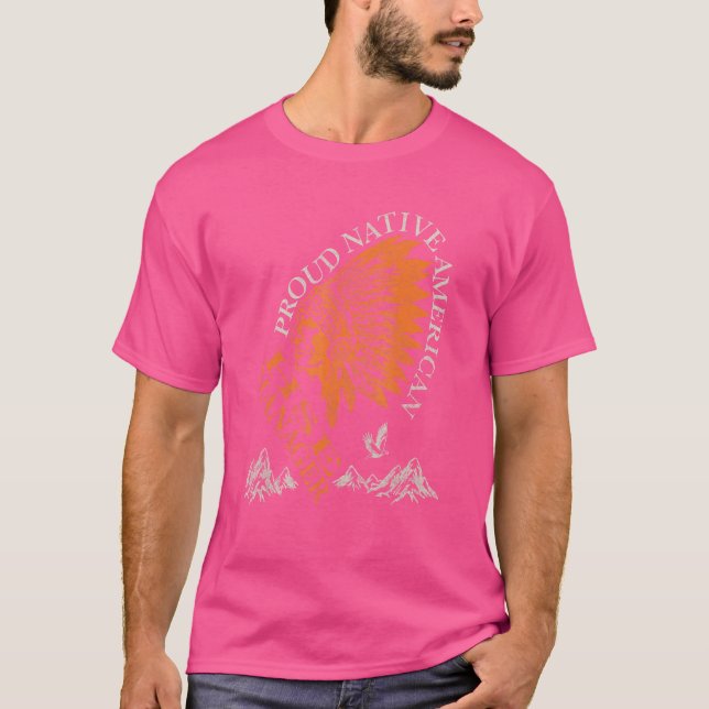 T-shirt Fière Responsable de l'emploi amérindien (Devant)