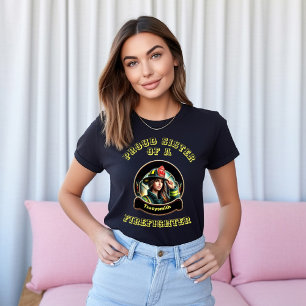 T-shirt Fière Soeur d'une inspiration FireFighter