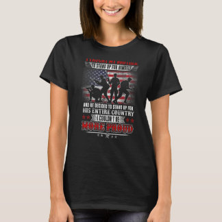 T-shirt Fière Soeur Militaire J'Ai Appris À Mon Frère Comm