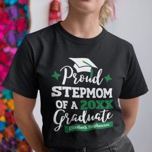 T-shirt Fière Stepmaman de 2023 famille de diplômés jumela