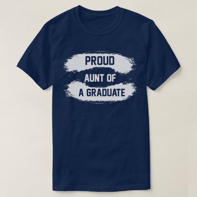 T-shirt Fière tante d'un diplômé (Design devant)