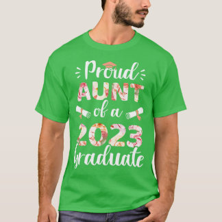 T-shirt Fière tante d'un diplômé de 2023 pour son diplôme 