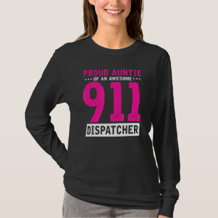 T-shirt Fière Tante D'Un Expéditeur 911