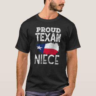 T-shirt Fière Texane nièce Patriotique Pride Texas mignon