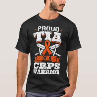 T-shirt Fière Tia D'Un Guerrier De Crps Rsd Sensibilisatio