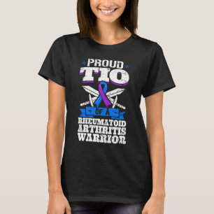 T-shirt Fière Tio D'Un Guerrier De L'Arthrite Rhumatoïde