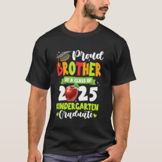 T-shirt Fièrement frère de la promotion 2025 de fin d'étud