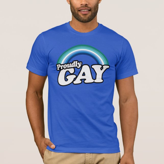 T-Shirt Fièrement Gay (Devant)