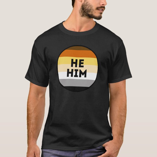 T-shirt fièrement ours sur les pronoms (Devant)