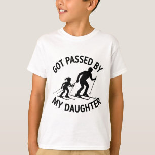 T-shirt Fièrement piétiné par mes filles Marathoniennes Tr