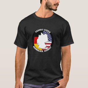 T-shirt Fièrement servi Baumholder Allemagne vétéran milit