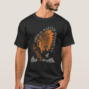 T-shirt Fiers Amérindiens Et Famille Gramps