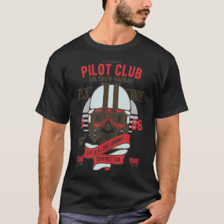 T-shirt Fiers Clubs Pilotes Air Show Aéronefs Spectacle Dr