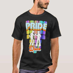 T-shirt Fiers Disco Guys Arc-en-ciel Lgbt Boogie Danse 70s