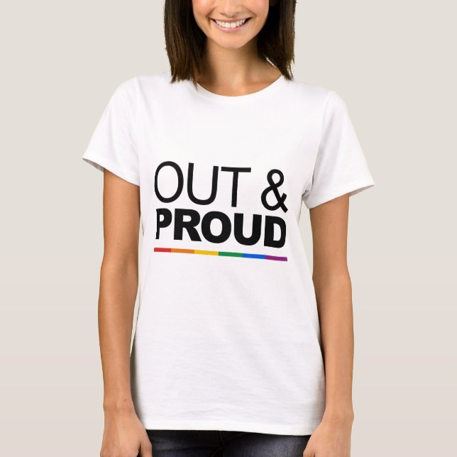 T-SHIRT FIERS ET FIÈRES (Devant)