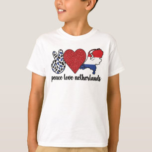 T-shirt Fiers Néerlandais Racines Pays-Bas Drapeau Hérit