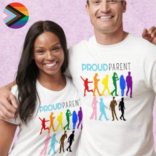 T-shirt Fiers Parents Mixte Genre Pride LGBTQIA+BIPOC