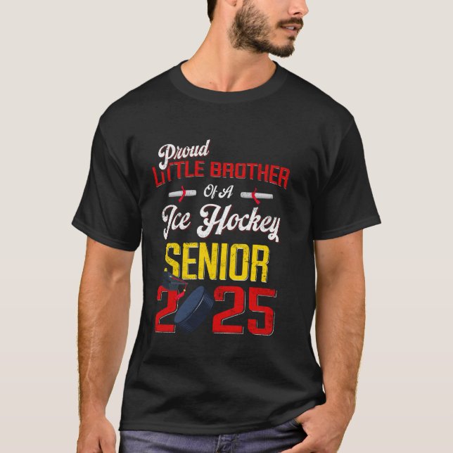 T-shirt Fiers Petit Frère D'Un Hockey Sur Glace Senior 202 (Devant)