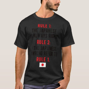 T-shirt Fiers Règles japonaises Drapeau Japonais Racines j