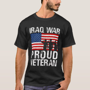 T-shirt Fiers vétéran de la guerre en Irak
