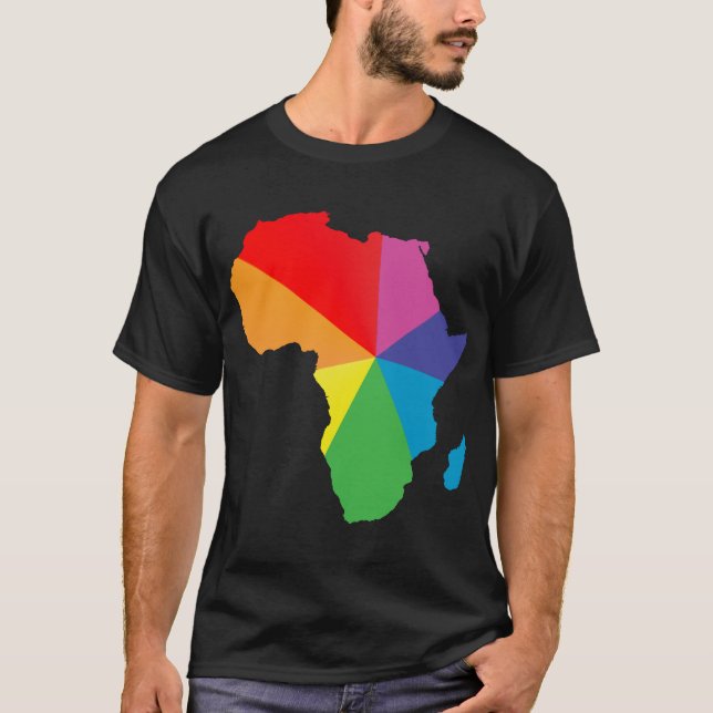 T-shirt fierté africaine. (Devant)