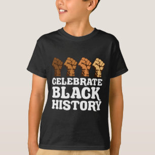 T-shirt Fierté afro-américaine Célébrez le lundi de l'hist