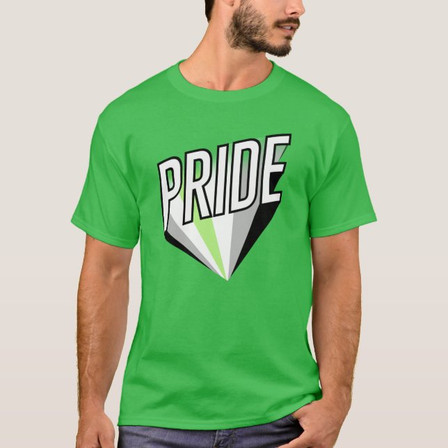 T-shirt Fierté agender (Devant)