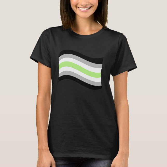 T-shirt Fierté agender (Devant)