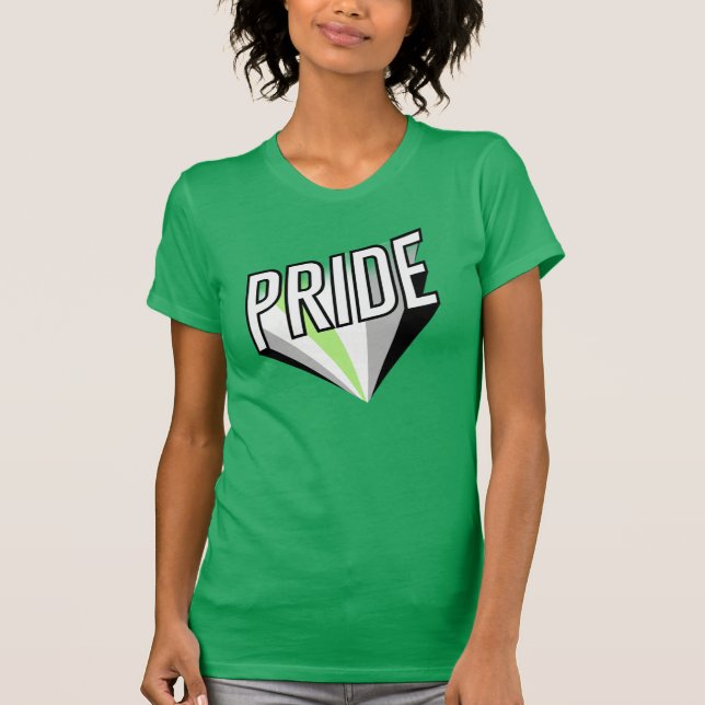 T-shirt Fierté agender (Devant)