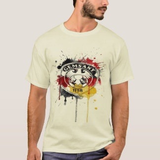 T-shirt Fierté allemande Aquarelle Splash