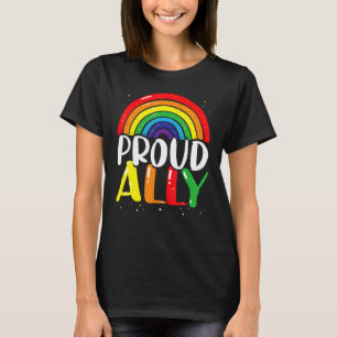 T-shirt Fierté Allié Fierté Gay LGBT Jour Mois Défilé Arc-