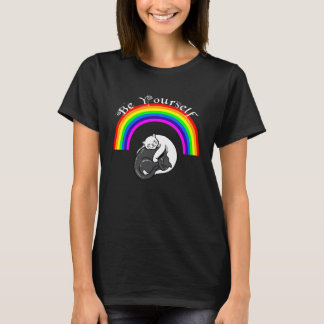 T-shirt Fierté alliée LGBTQ Egalité Arc-en-ciel Lesbienne 