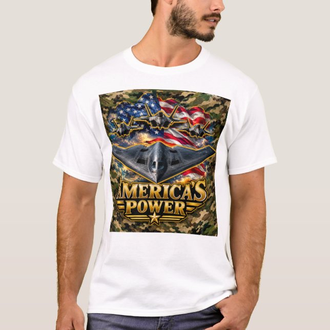 T-shirt fierté américaine  (Devant)