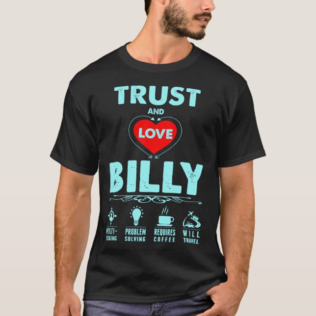 T-shirt Fierté Amour Billy Cadeau Multitâche (Devant)