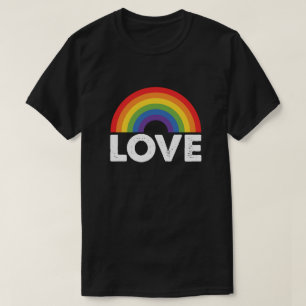T-shirt Fierté Amour est Amour Égalité Gay Arc-en-ciel LGB