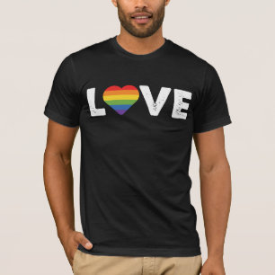 T-shirt Fierté Amour est Amour Égalité Gay Arc-en-ciel LGB