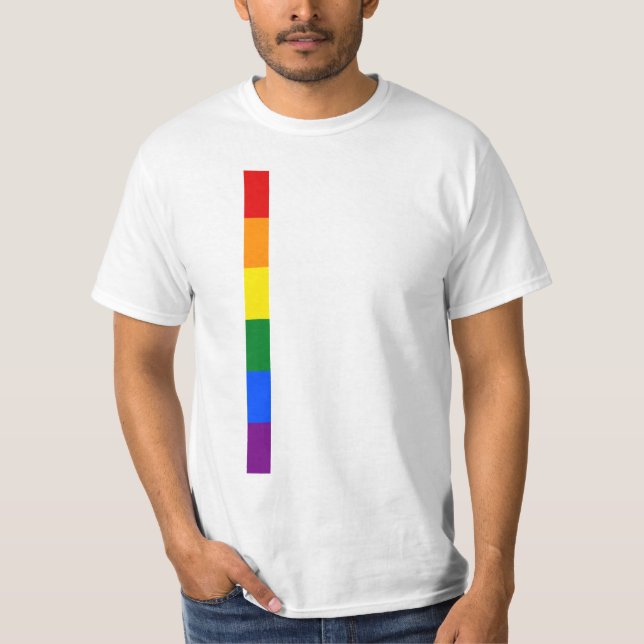 T-shirt Fierté arc-en-ciel (Devant)